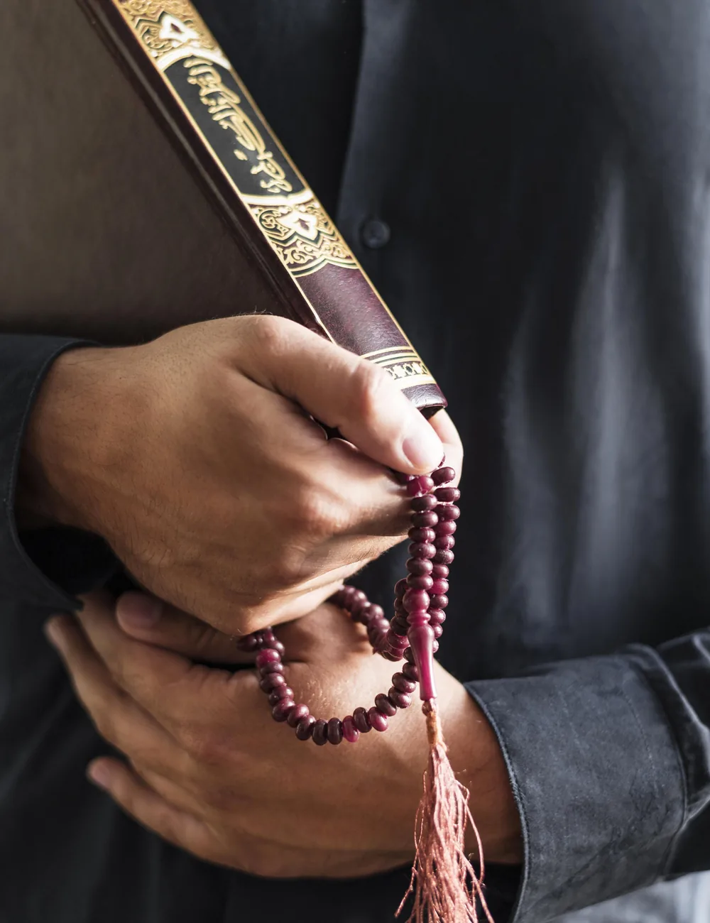 A student reciting Quran